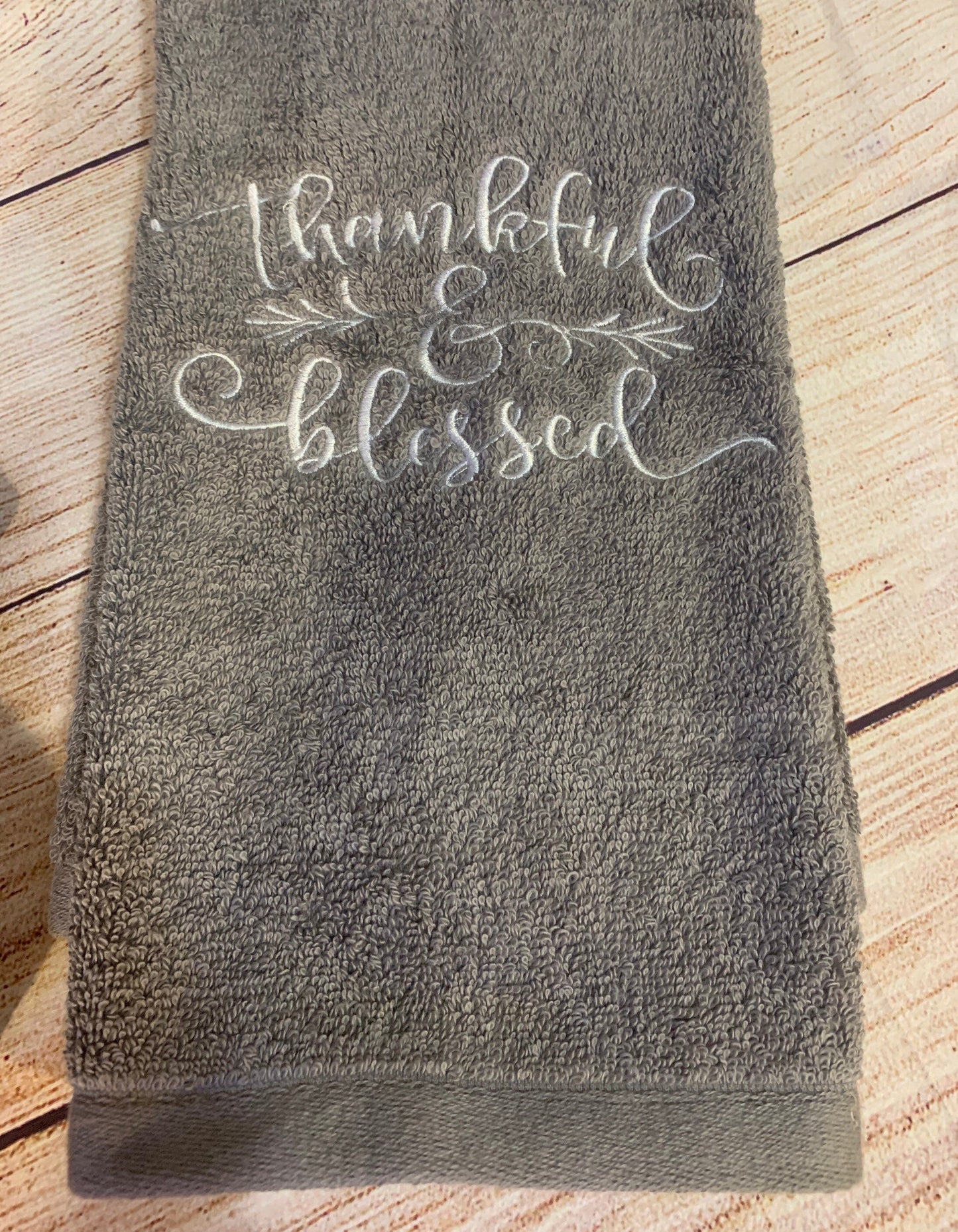 Thanksgiving Thankful Blessed Hand Towel