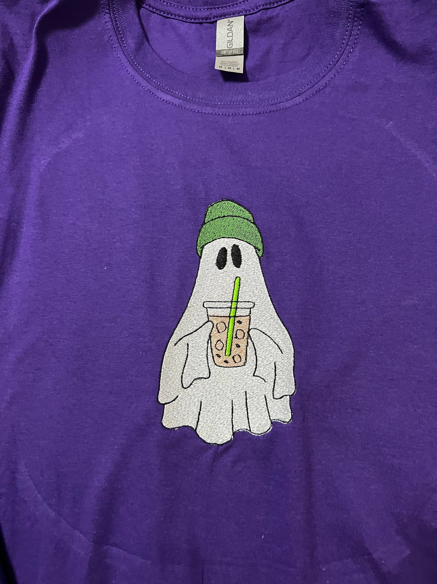 Frappe Ghost Embroidered T-shirt