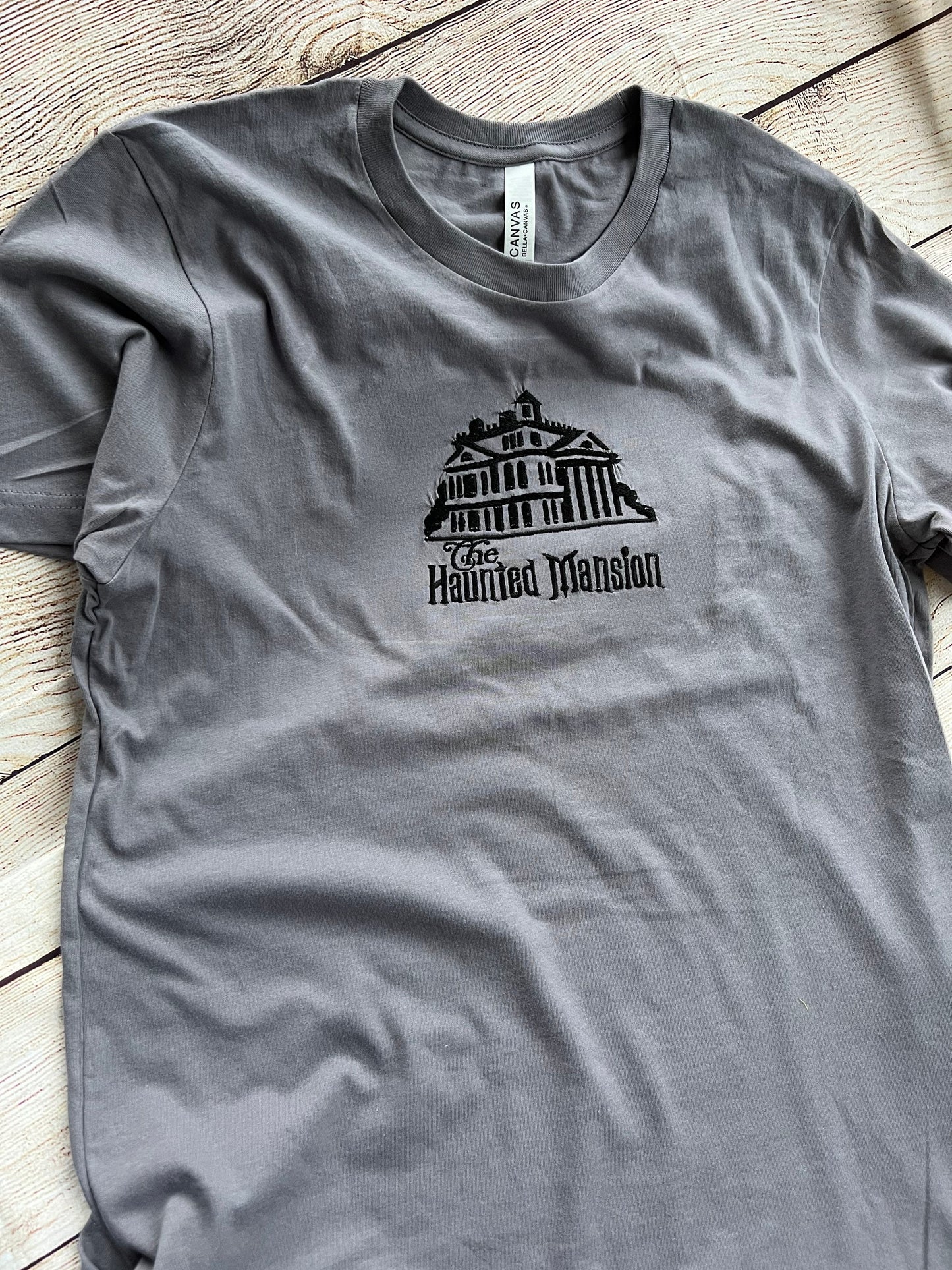 Haunted Mansion Embroidered T-shirt