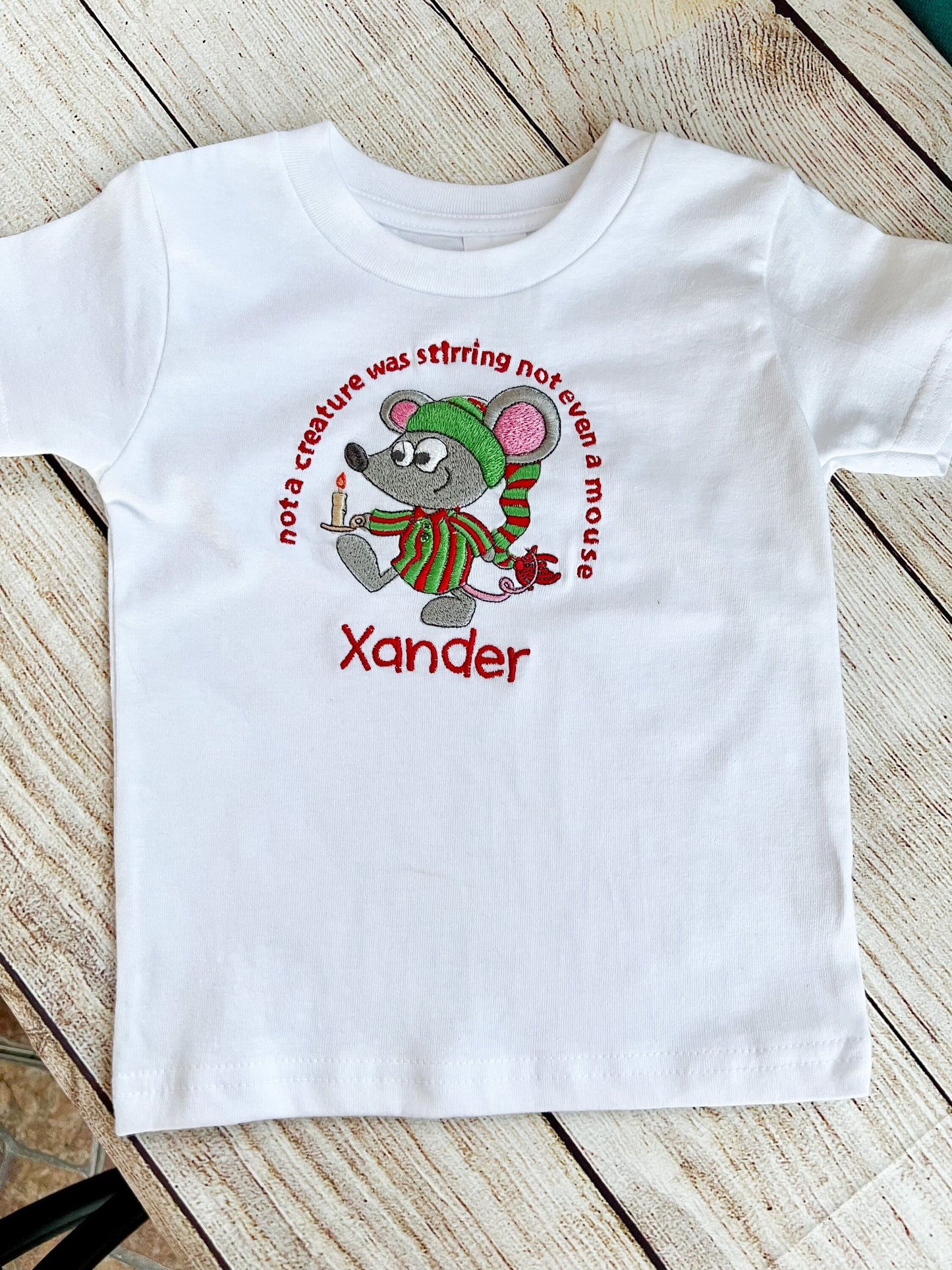 Christmas/Twas the Night/Mouse T-shirt