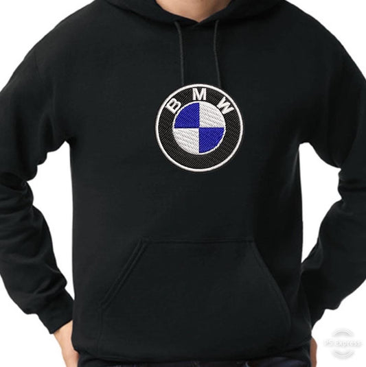 BMW Inspired Embroidered Hoodie