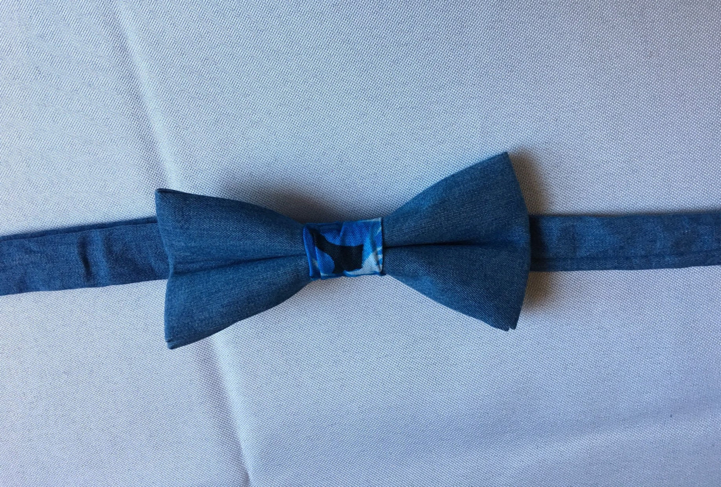 Denim Bow Tie