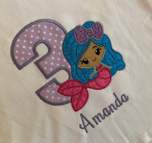 Mermaid Birthday T-shirt