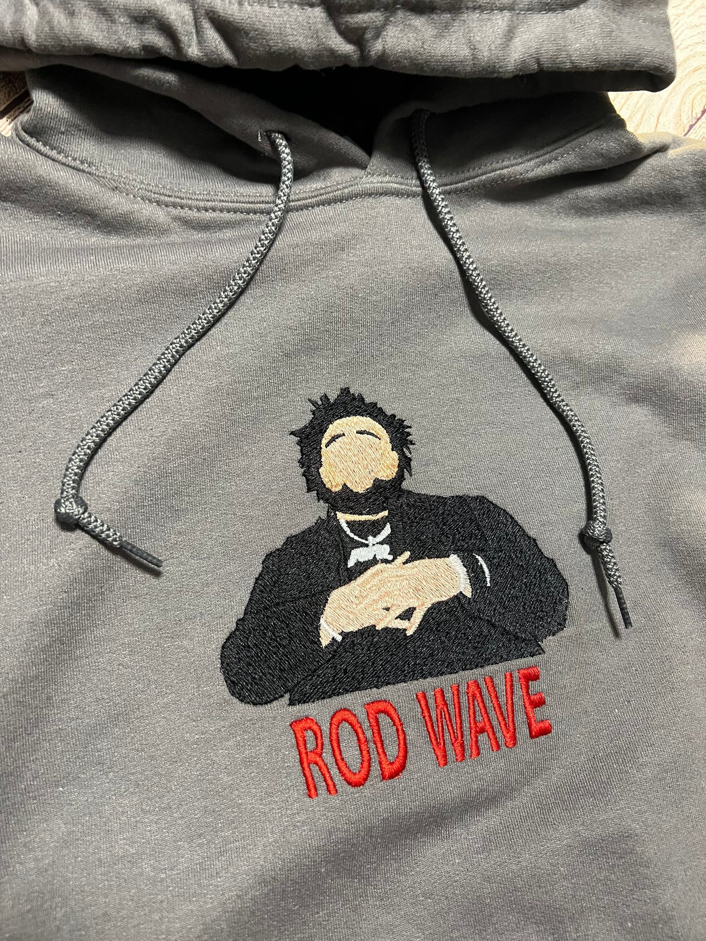 Rod Wave Embroidered Hoodie