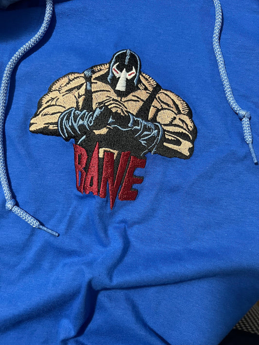 Bane Inspired Embroidered Hoodie