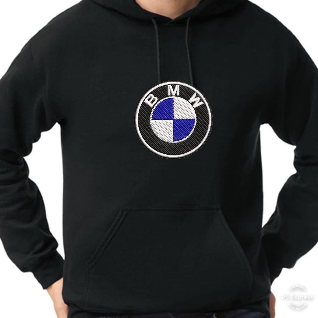BMW Inspired Embroidered Hoodie