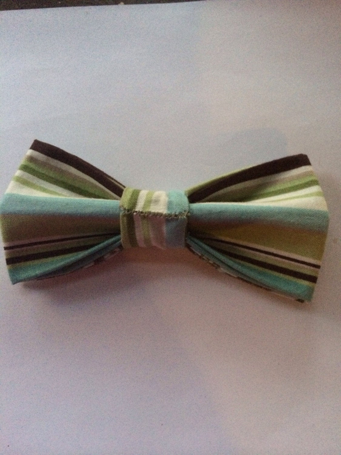 Striping Me Paisley Bow Tie