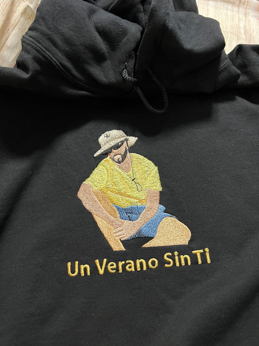Bad Bunny - “Un Verano Sin Ti” Embroidered Hoodie