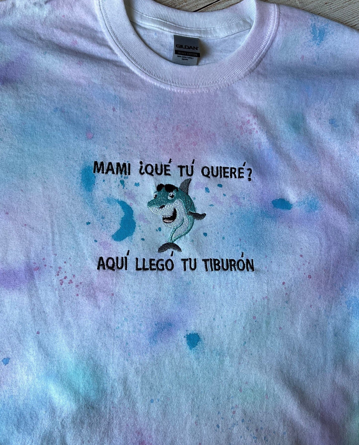 Bad Bunny Tiburon Embroidered T-shirt