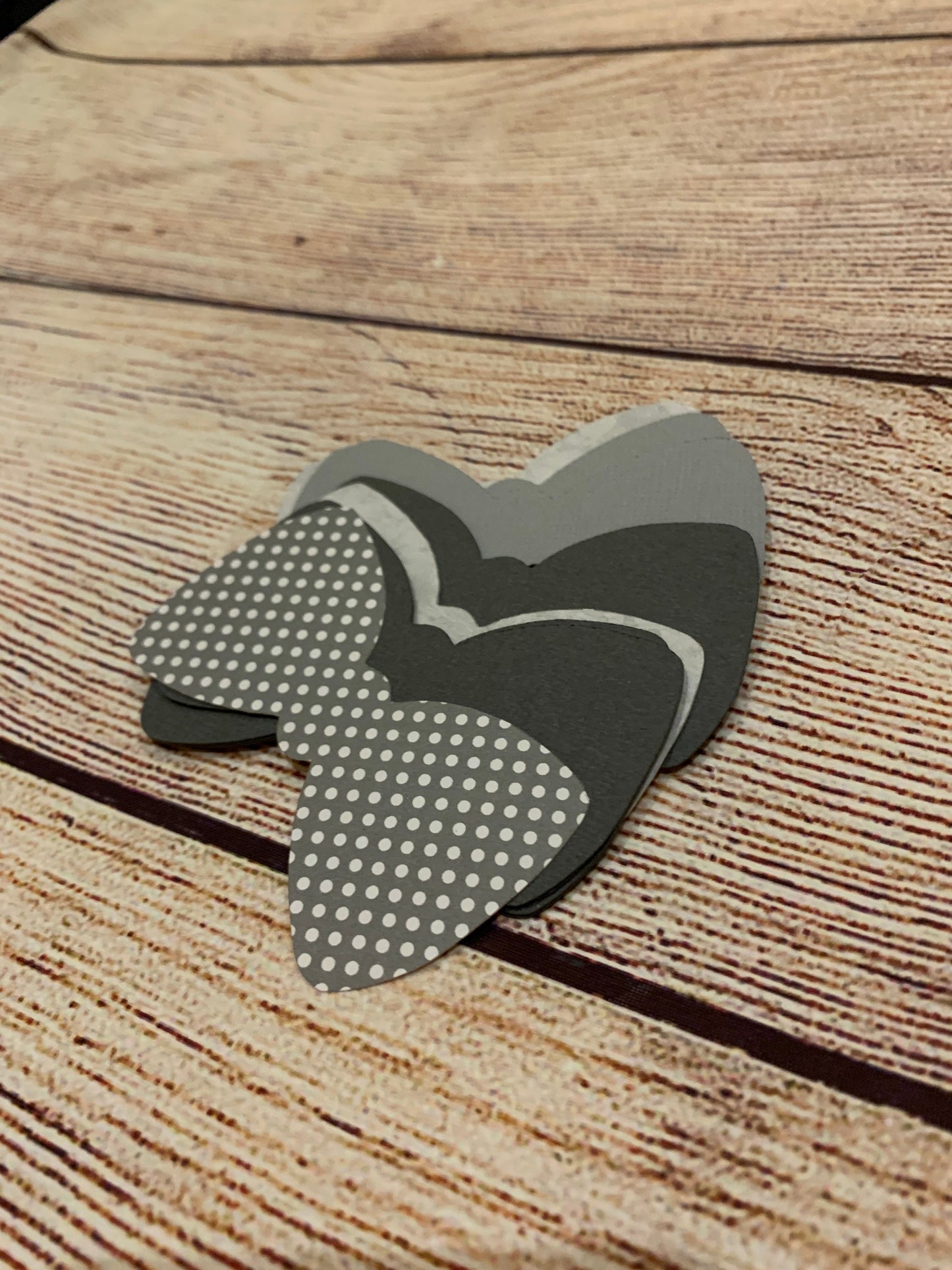 Bow Tie Cut Out - Shades of Grey