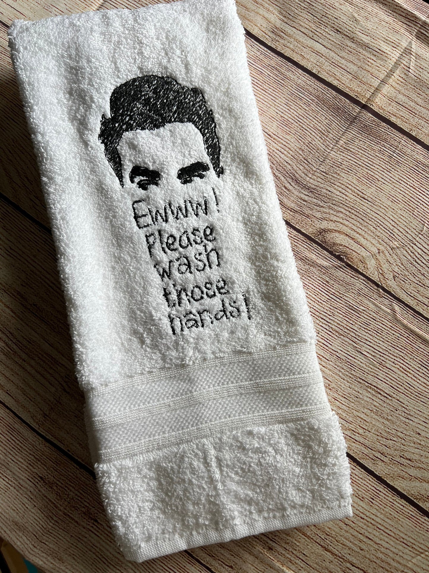 David Rose comedic Hand Towel