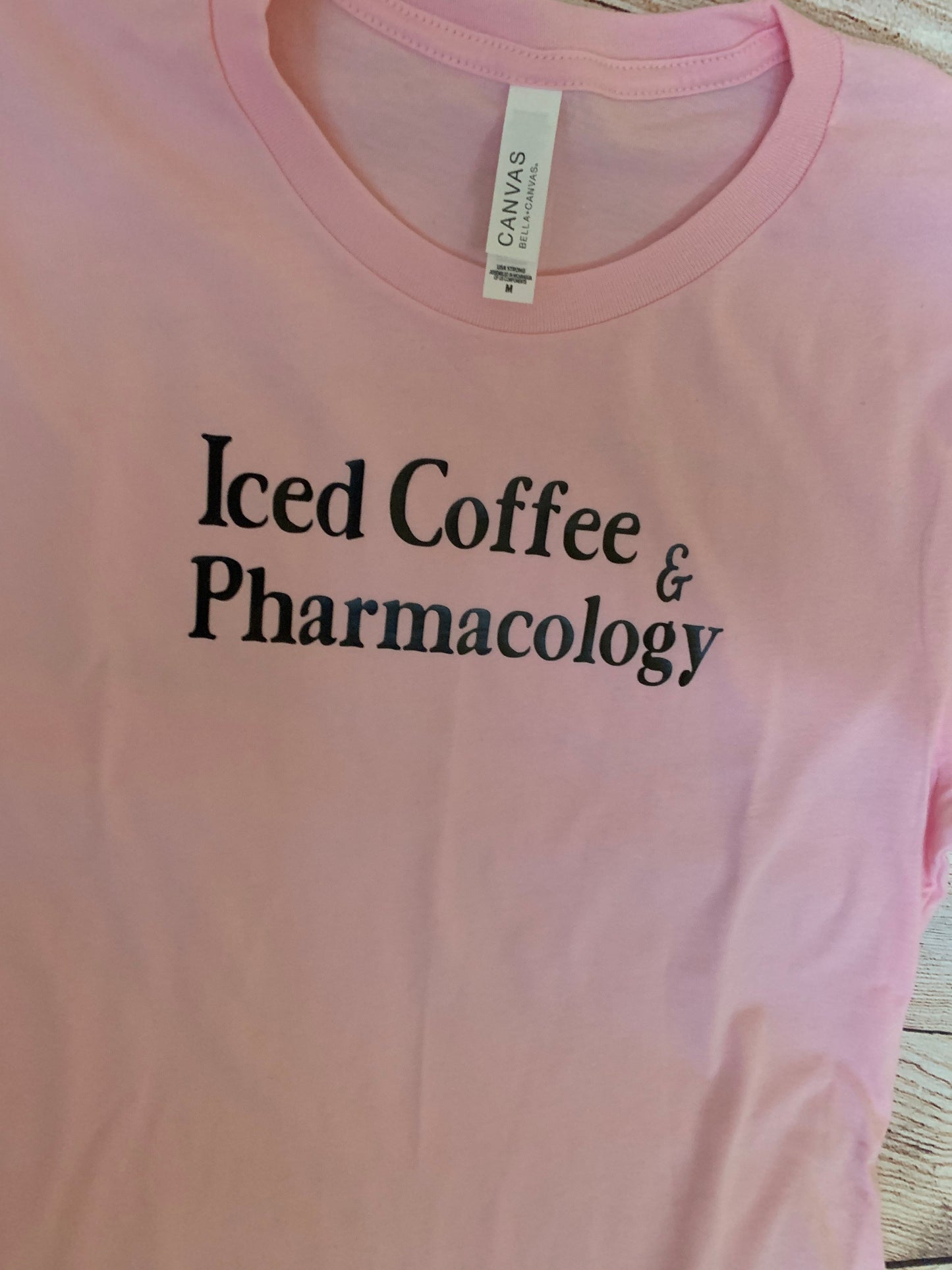 Iced Coffee & Pharmacology T-shirt