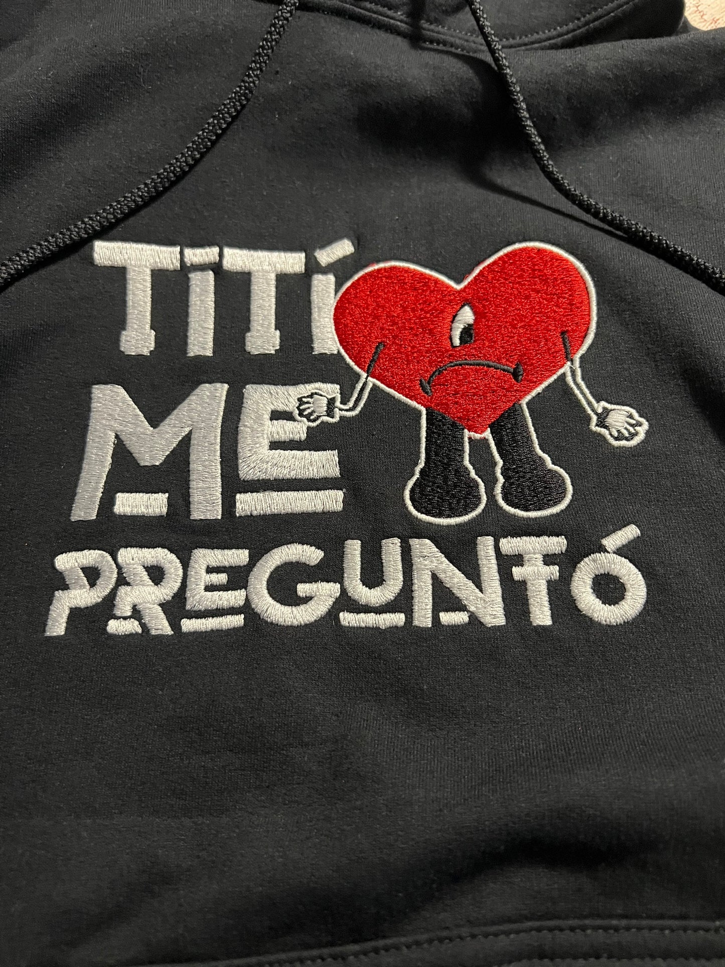 Titi Me Pregunto - Bad Bunny Embroidered Hoodie