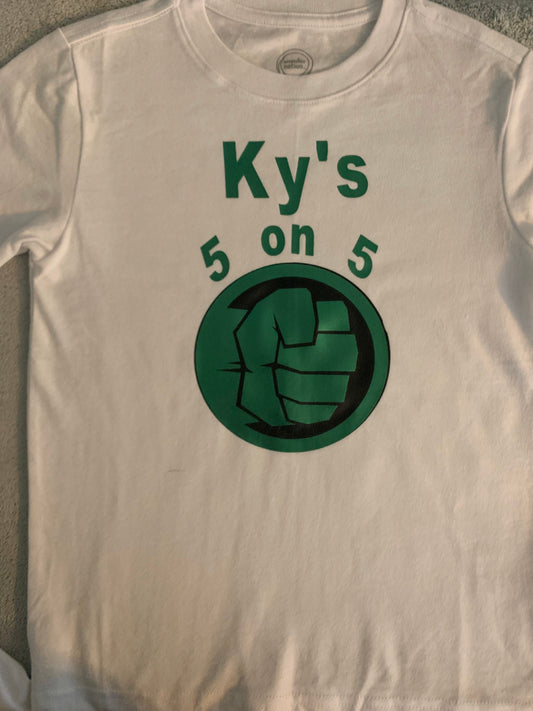 Hulk Fist Birthday T