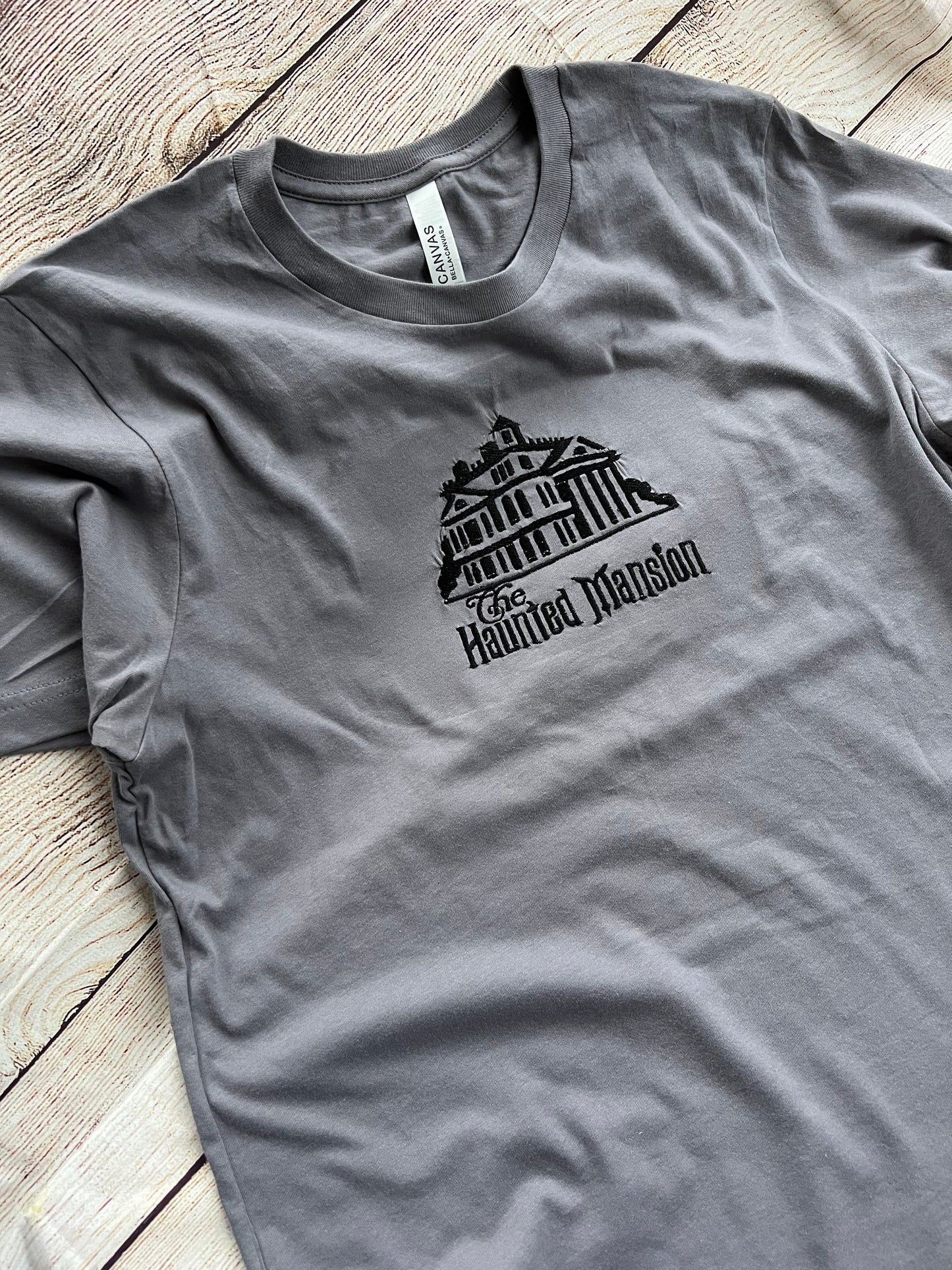 Haunted Mansion Embroidered T-shirt