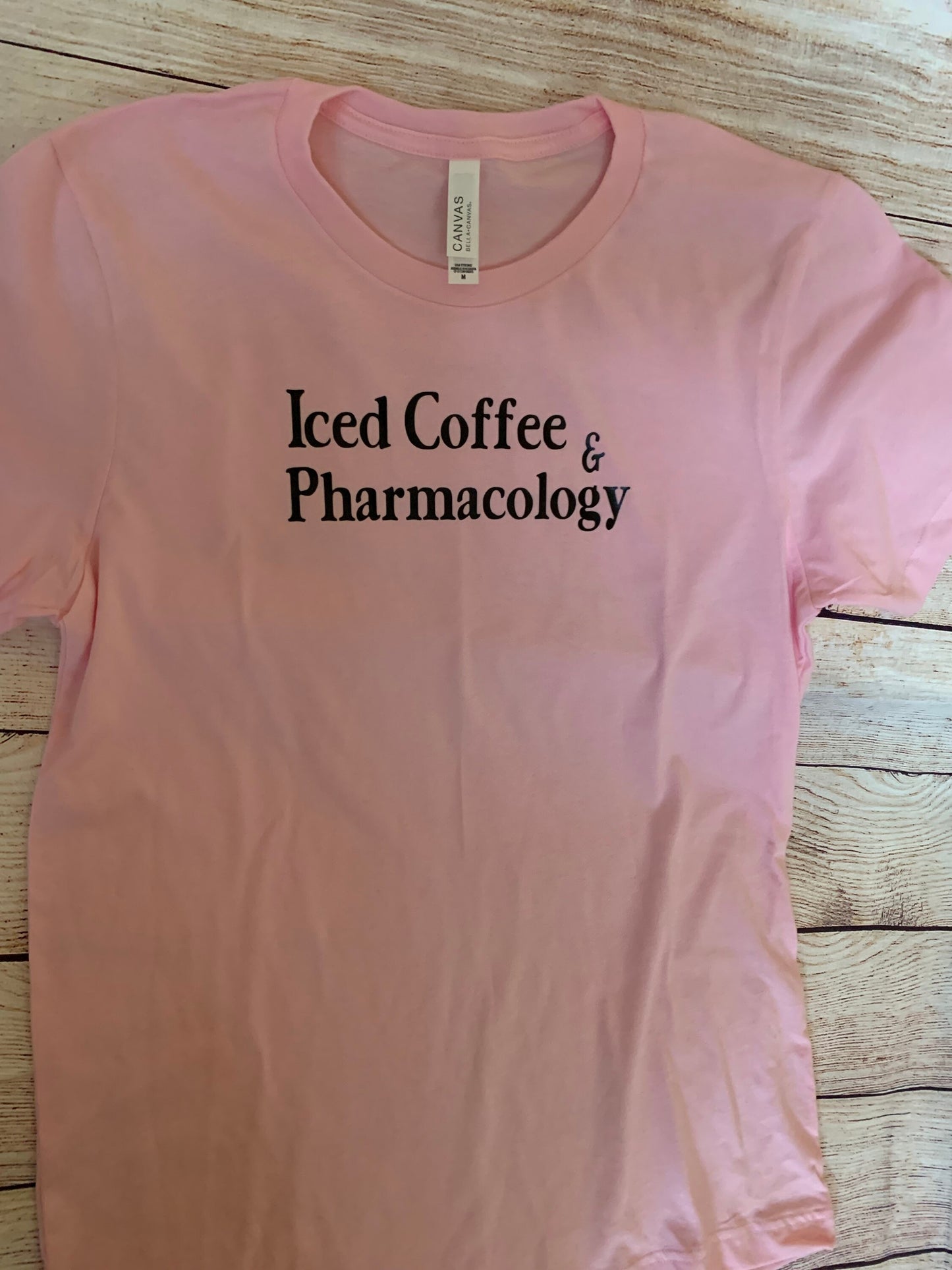 Iced Coffee & Pharmacology T-shirt