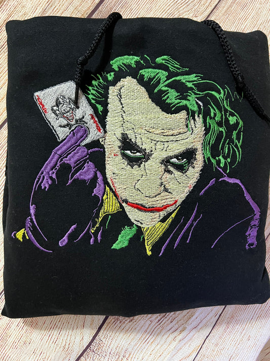 Joker Embroidered Hoodie