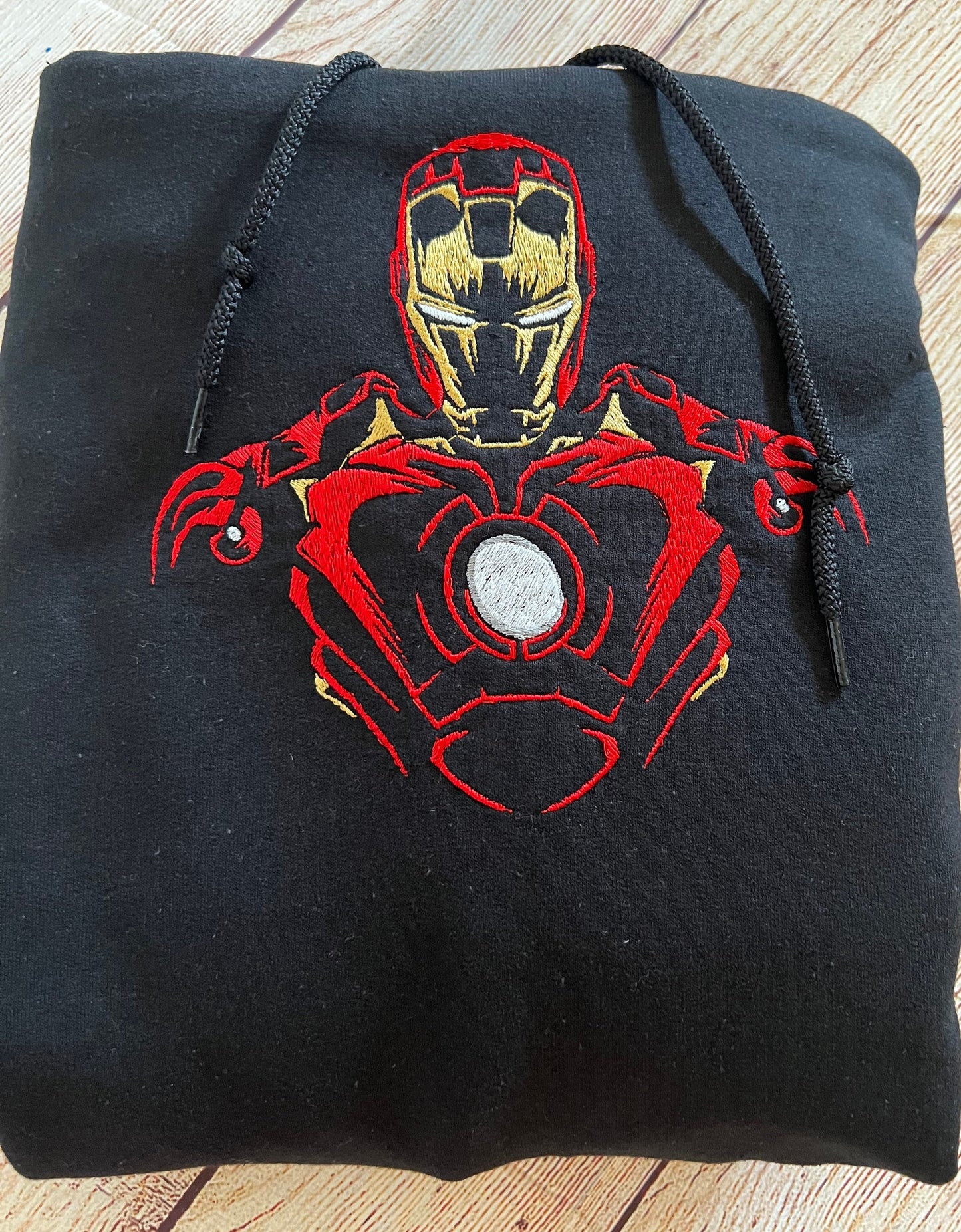 Iron Man Embroidered Hoodie