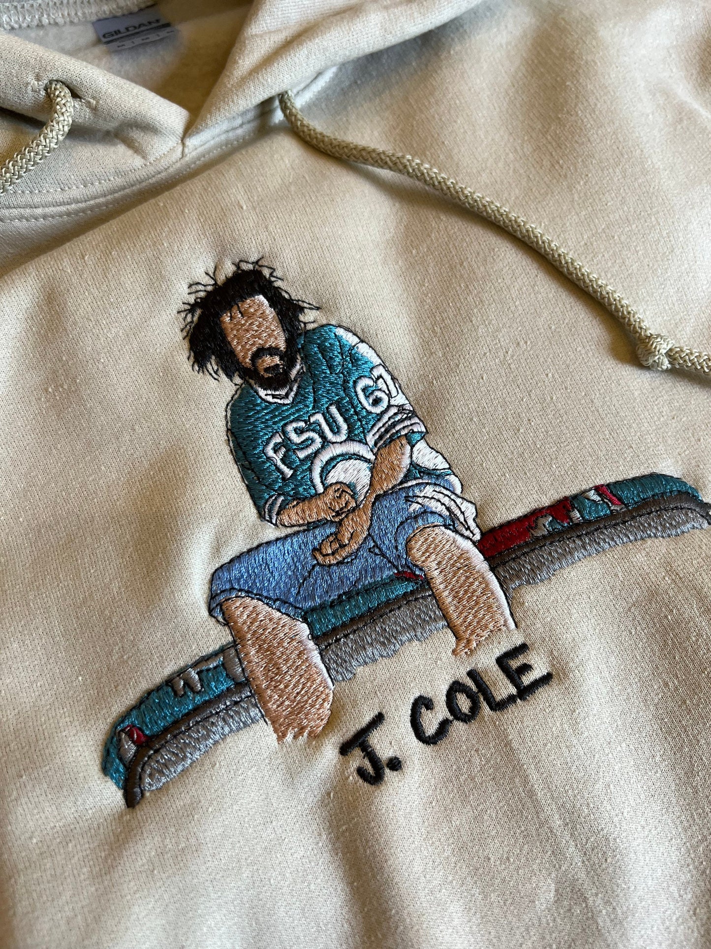 J. Cole Embroidered Hoodie