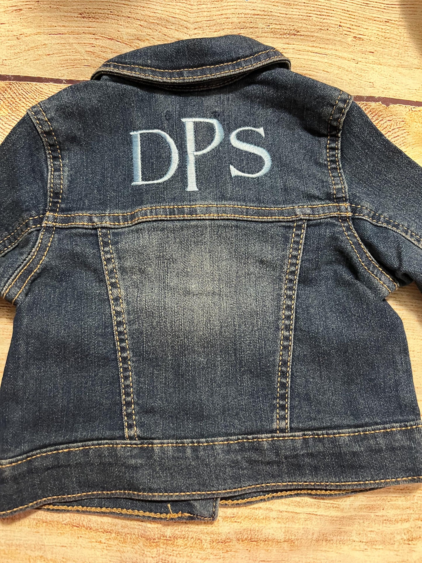 Baby Jean Jacket baby’s Monogrammed or with name