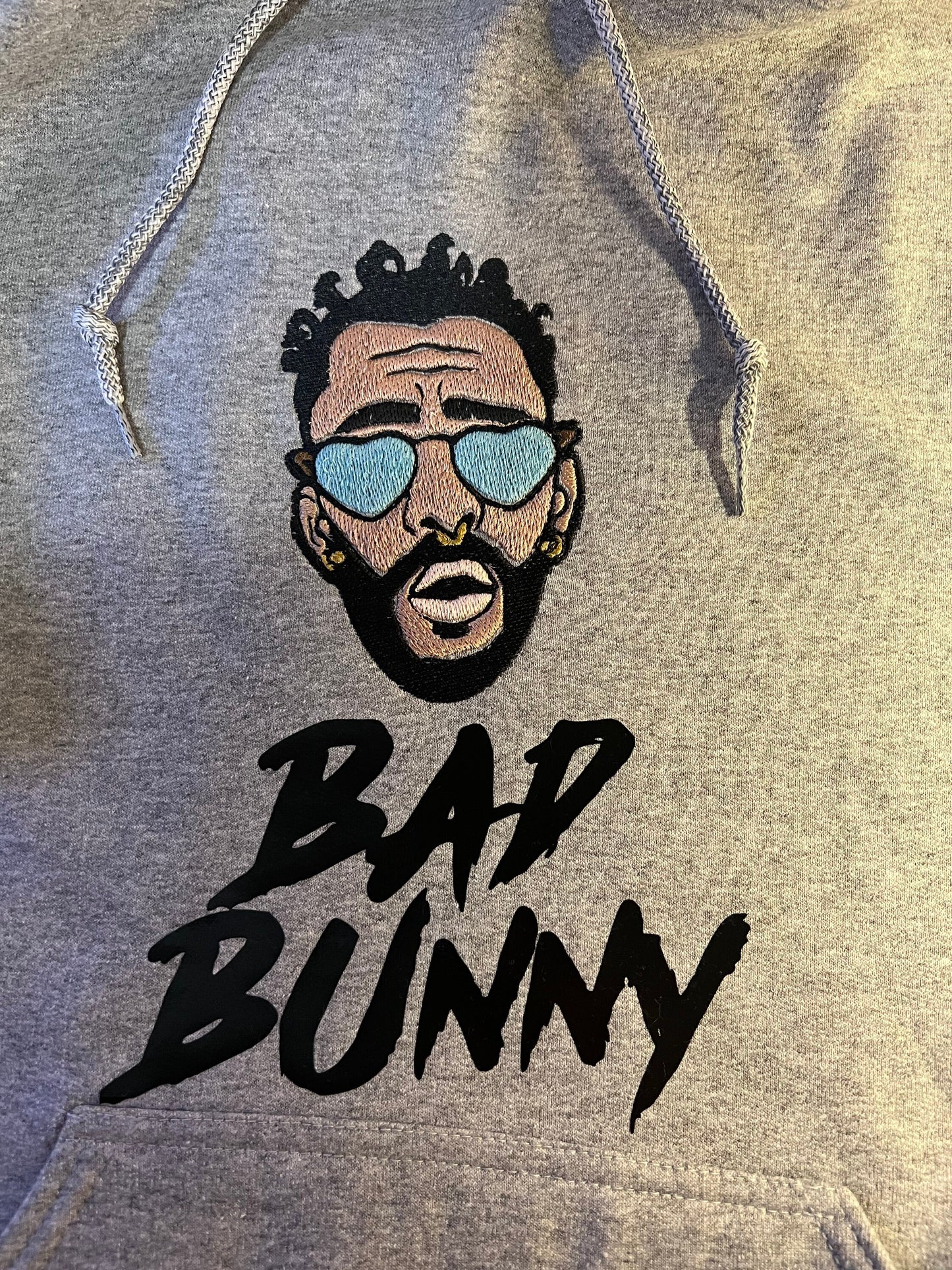 Bad Bunny Embroidered Hoodie