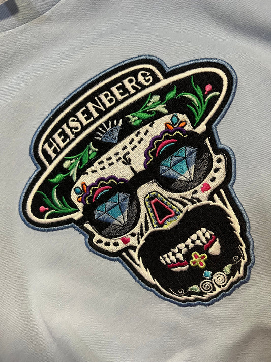 Skull Embroidered T-shirt