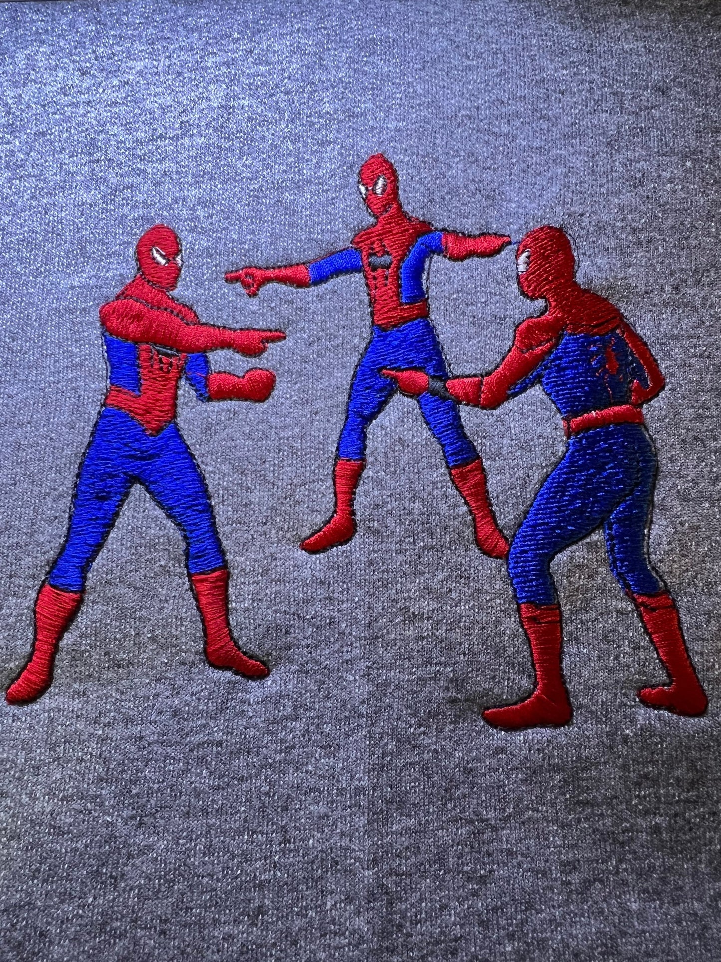 Spiderman Trío Embroidered Hoodie