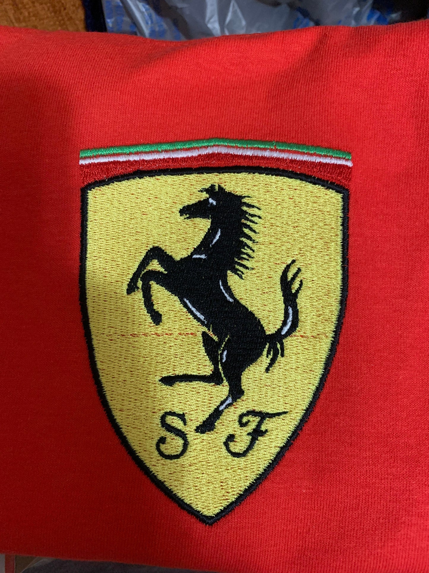 Ferrari Embroidered Hoodie