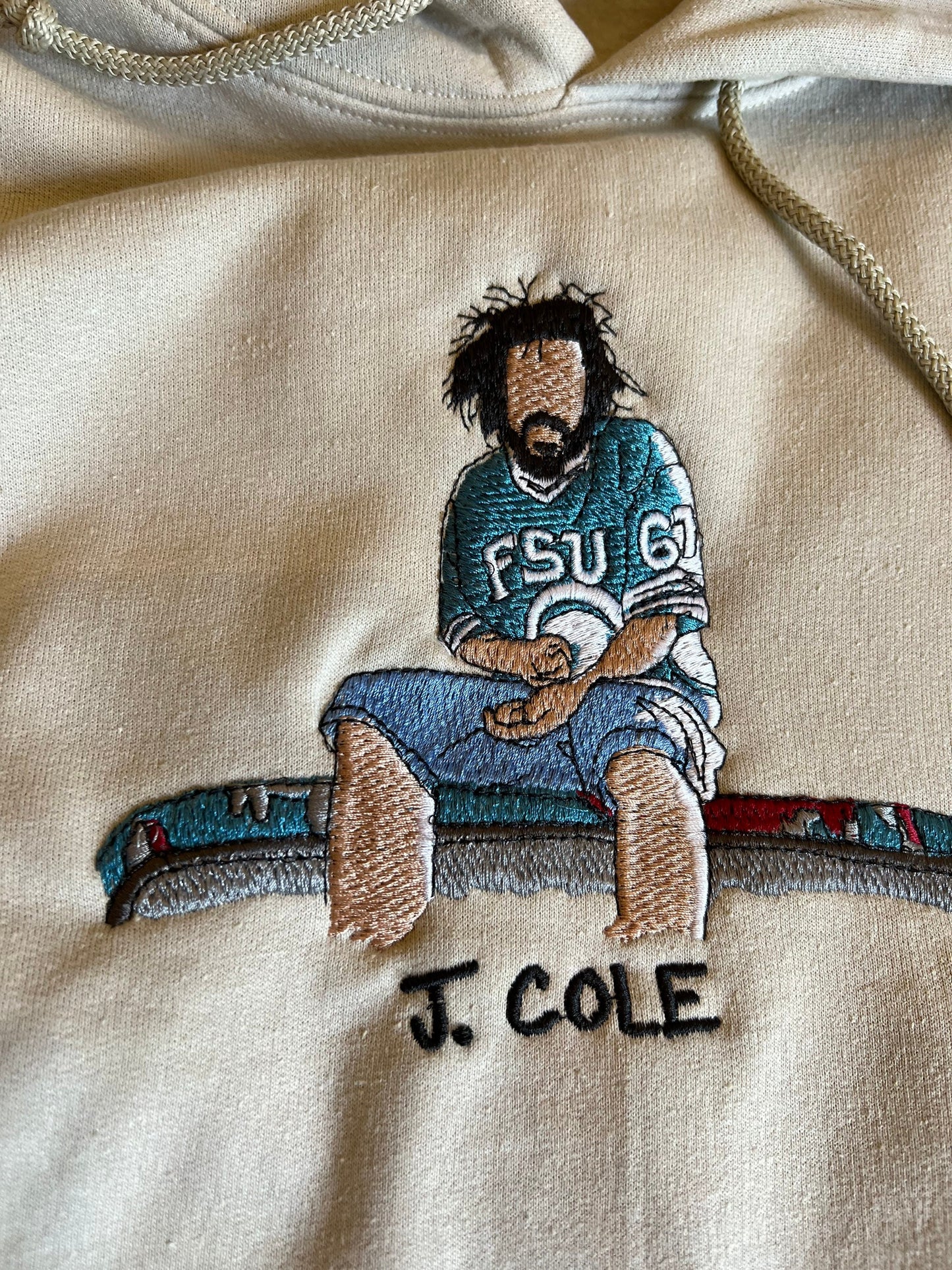 J. Cole Embroidered Hoodie