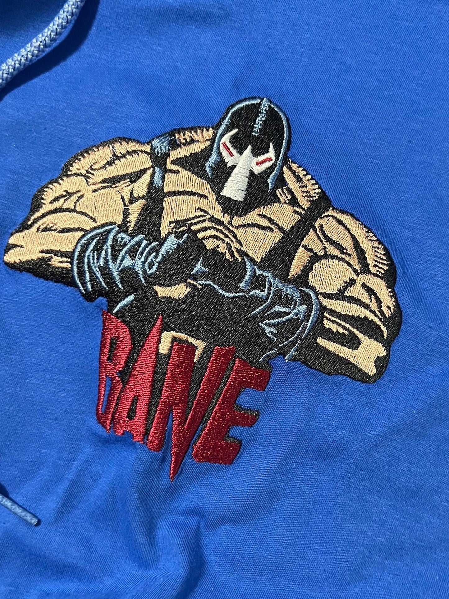 Bane Inspired Embroidered Hoodie