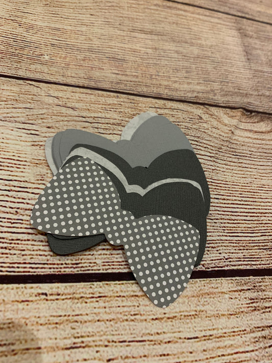 Bow Tie Cut Out - Shades of Grey