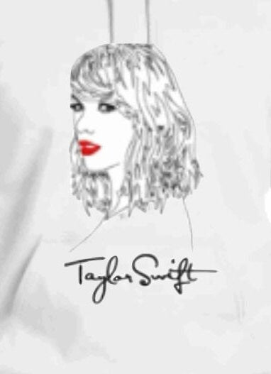Taylor Swift Embroidered Hoodie
