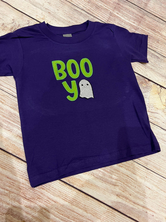 Boo Ya Kids Embroidered Halloween Ghost T-shirt