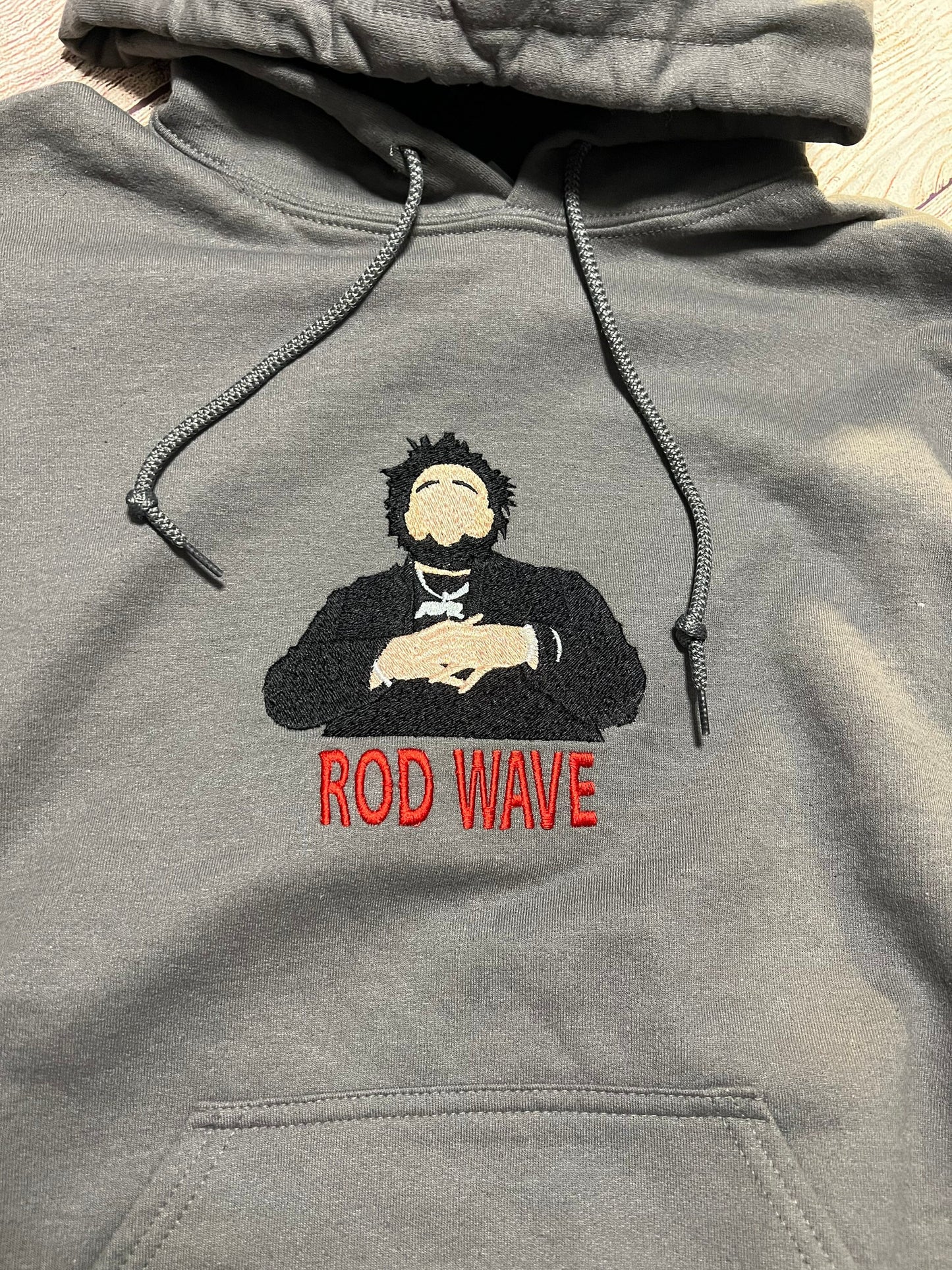 Rod Wave Embroidered Hoodie