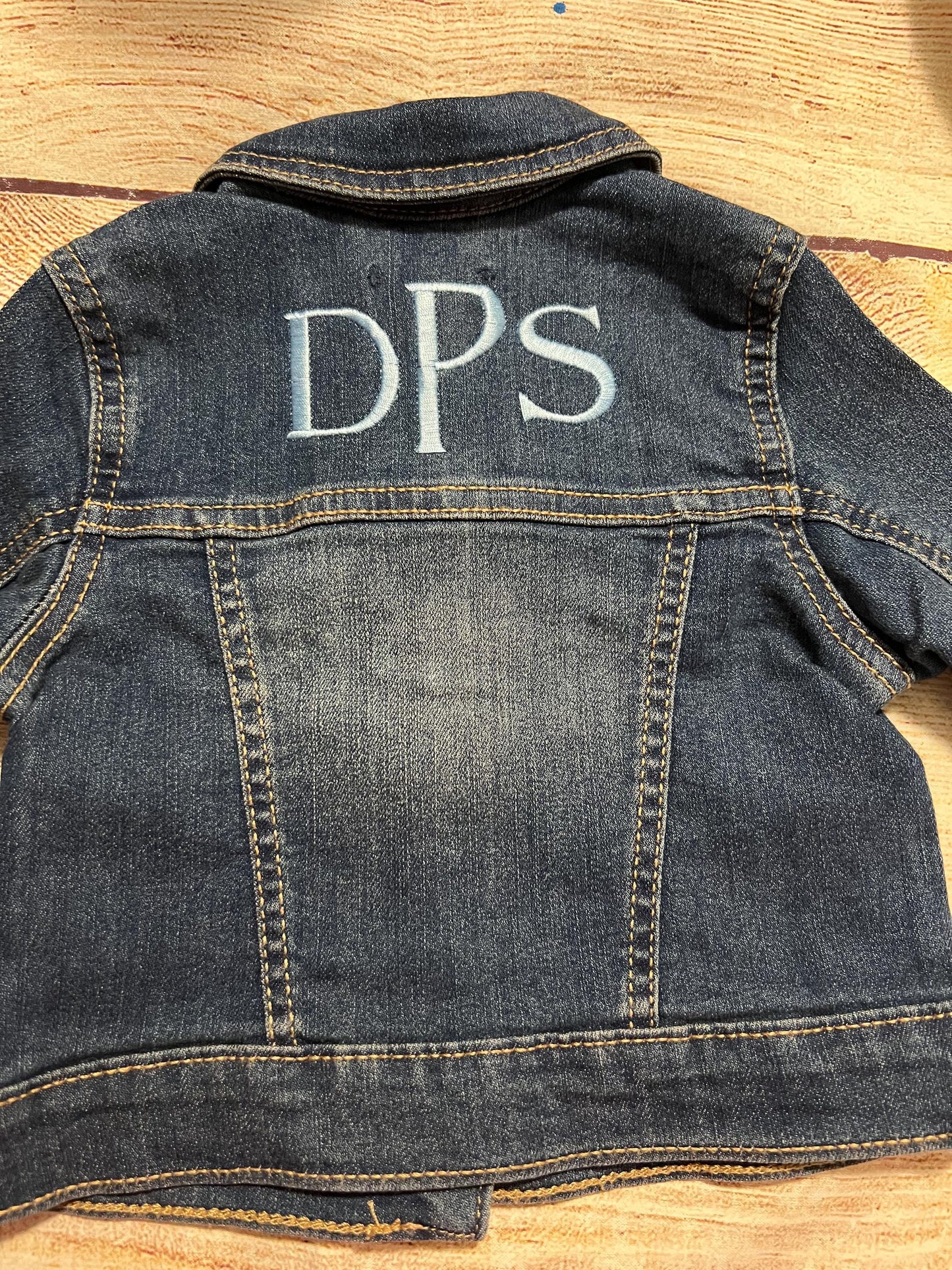 Baby Jean Jacket baby’s Monogrammed or with name