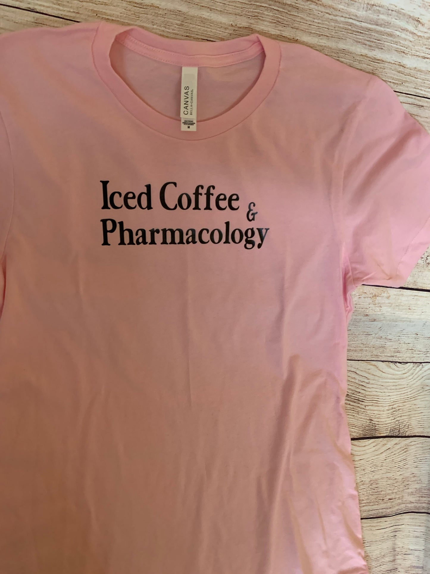 Iced Coffee & Pharmacology T-shirt