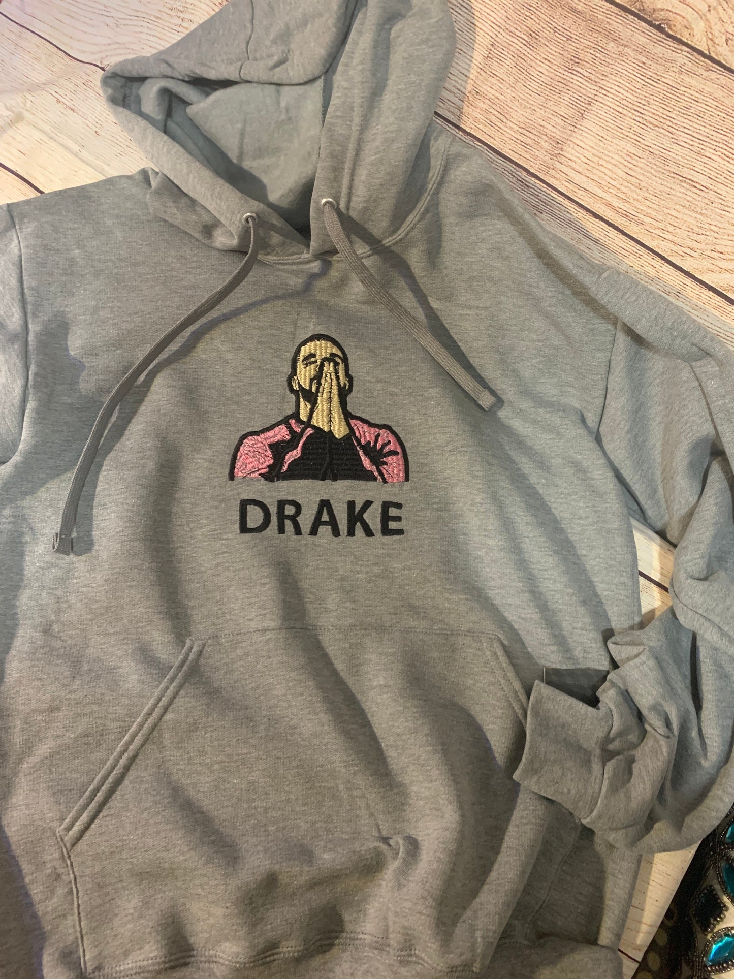 Drake Embroidered Hoodie