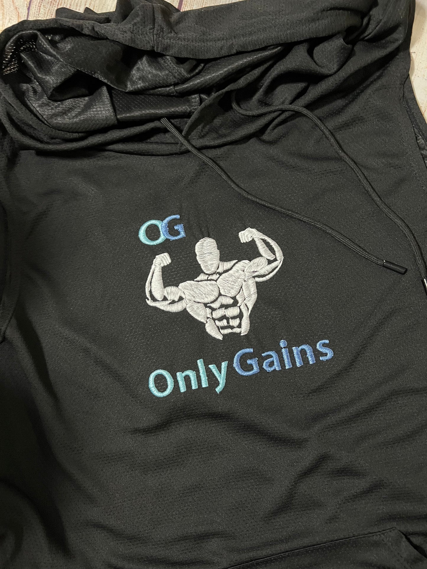 Only Gains Sleeveless Work Out Hoodie