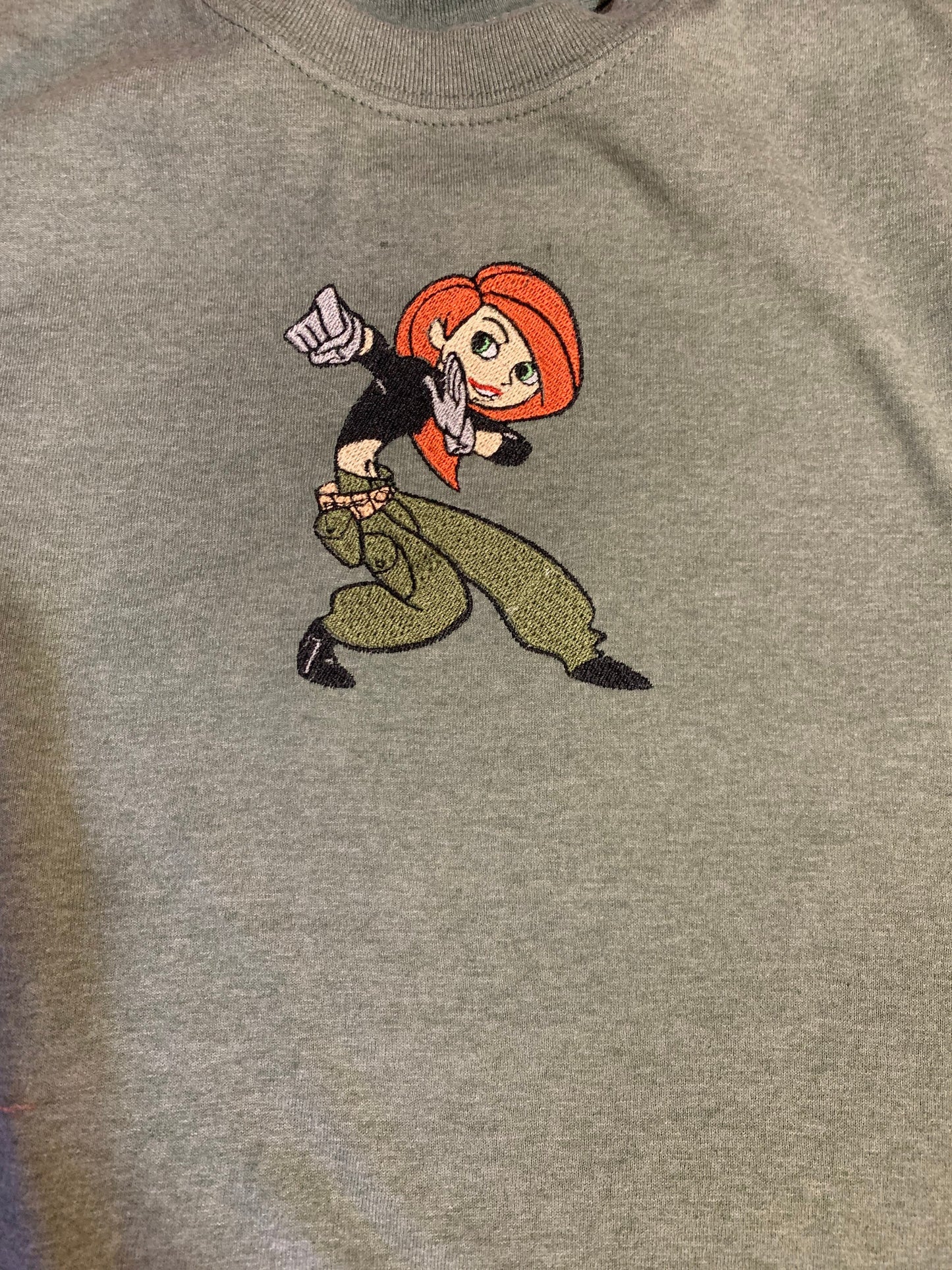 Kim Possible Embroidered T-shirt