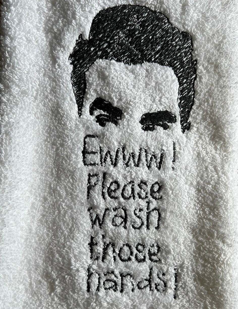 David Rose comedic Hand Towel