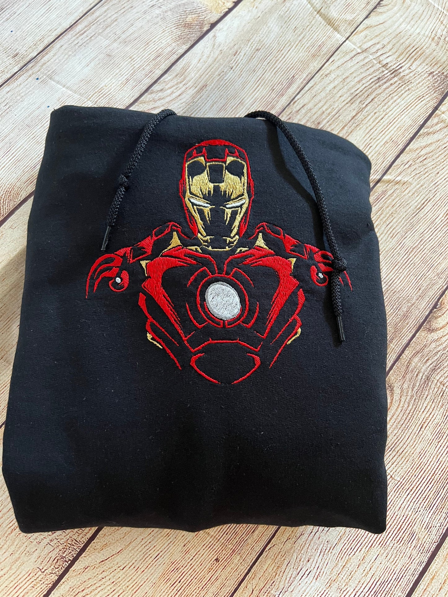 Iron Man Embroidered Hoodie