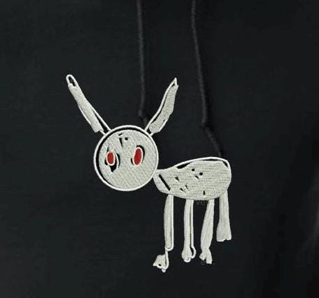 Drake Dawg inspired Embroidered Hoodie