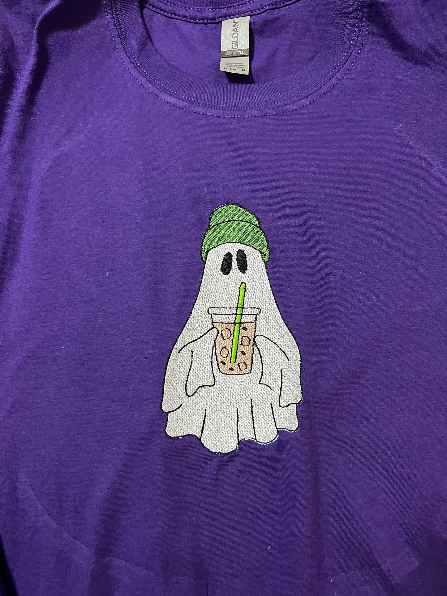 Frappe Ghost  Embroidered T-shirt