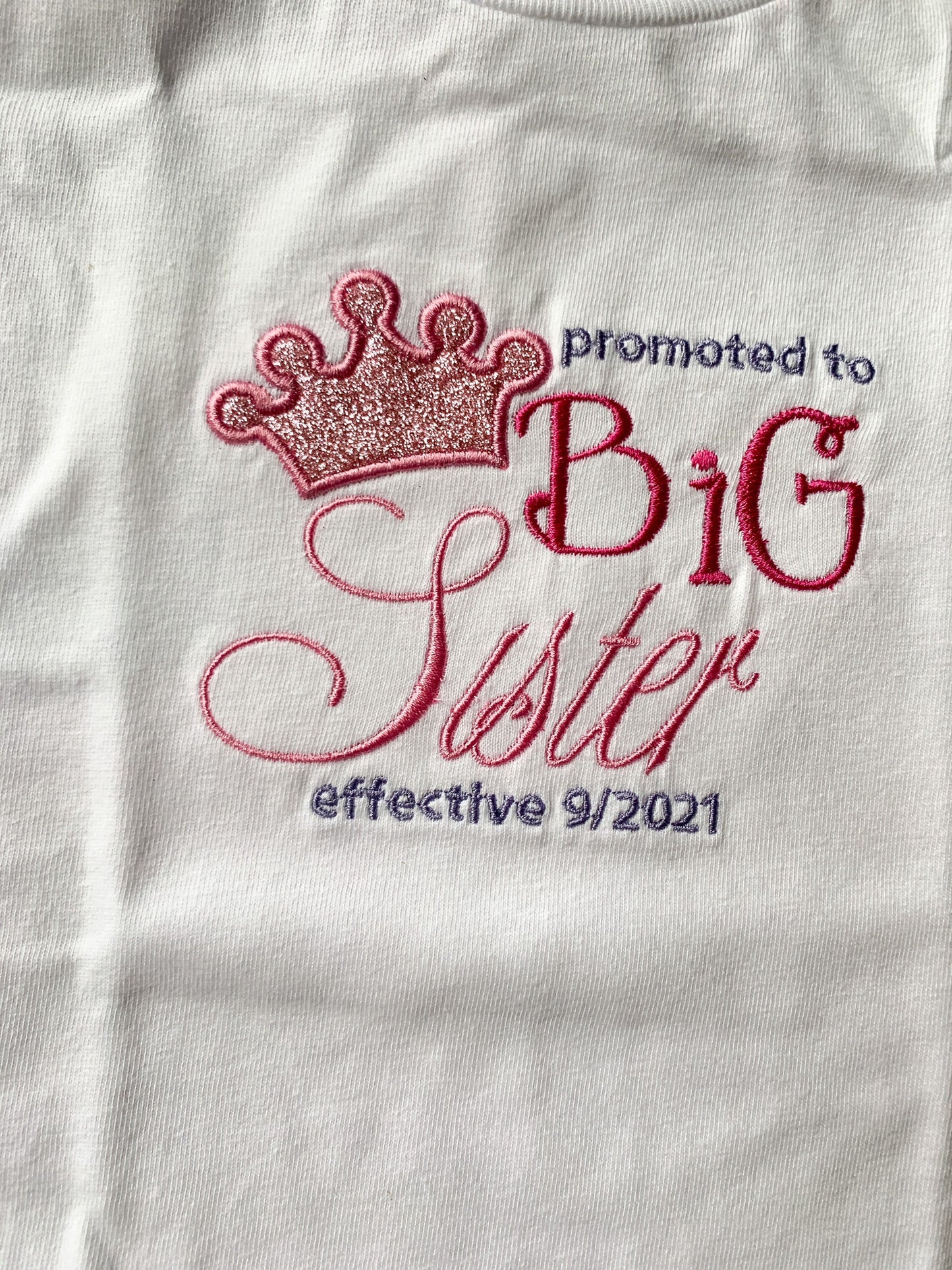 Promoted Big Sister T-shirt