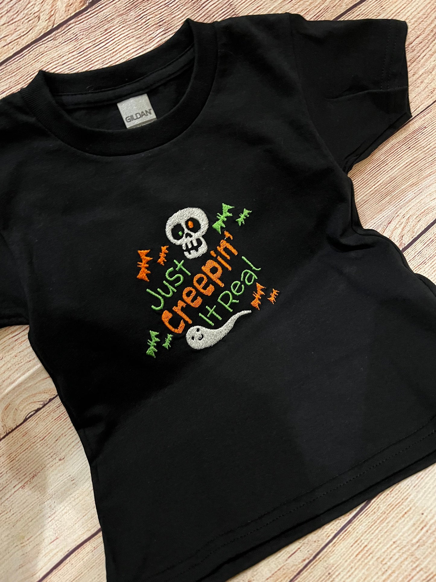 Creepin It Real Embroidered T-shirt