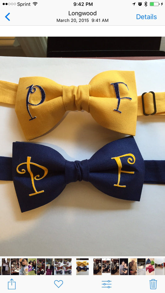 Initially yours bow tie