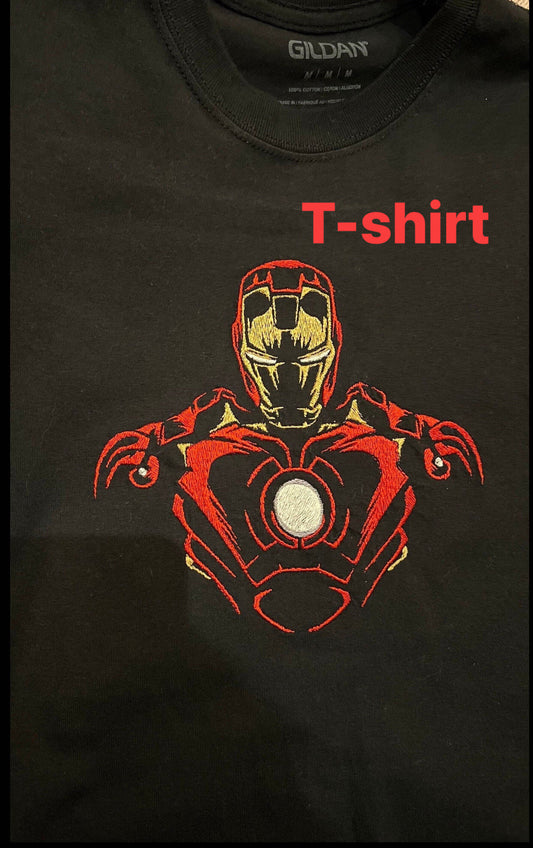 Iron Man Embroidered T-shirt
