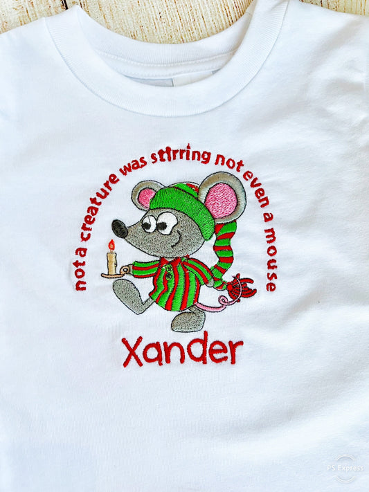 Christmas/Twas the Night/Mouse T-shirt
