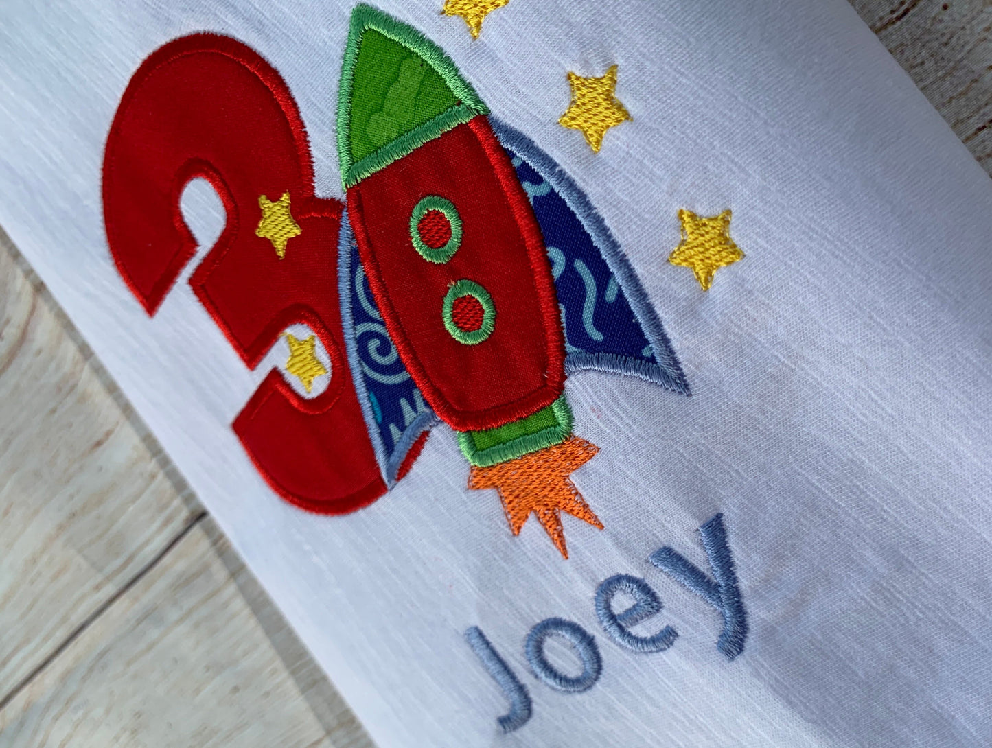 Rocket Man/Space Ship/Launch Birthday T-shirt