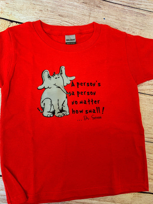 Dr. Seuss themed T-shirt